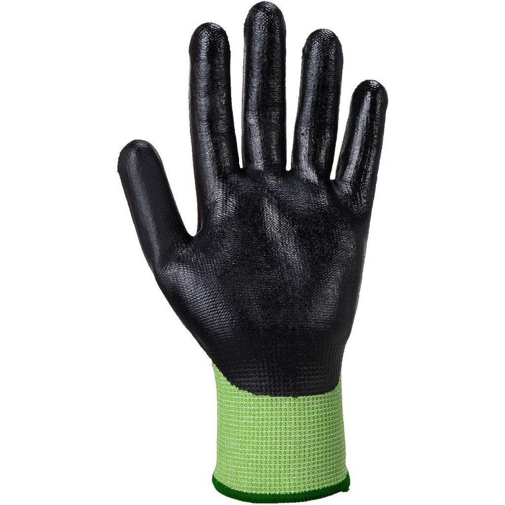 A645 Green Cut Glove - Nitrile Foam, Cut (D)