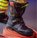 FHR 006PL N FireFighter Boots, (short upper), embossed leather
