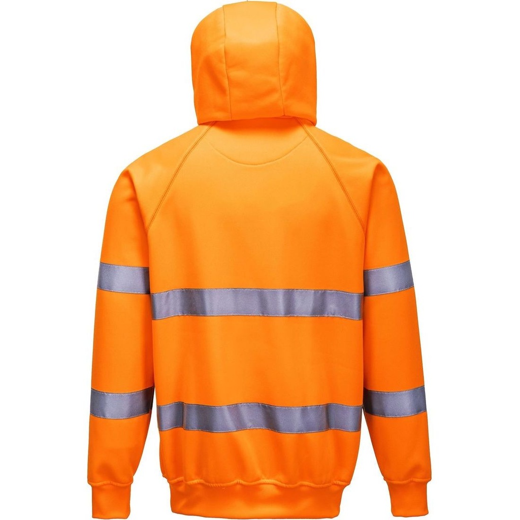 B304 Hi-Vis Hooded Sweatshirt