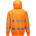 B304 Hi-Vis Hooded Sweatshirt