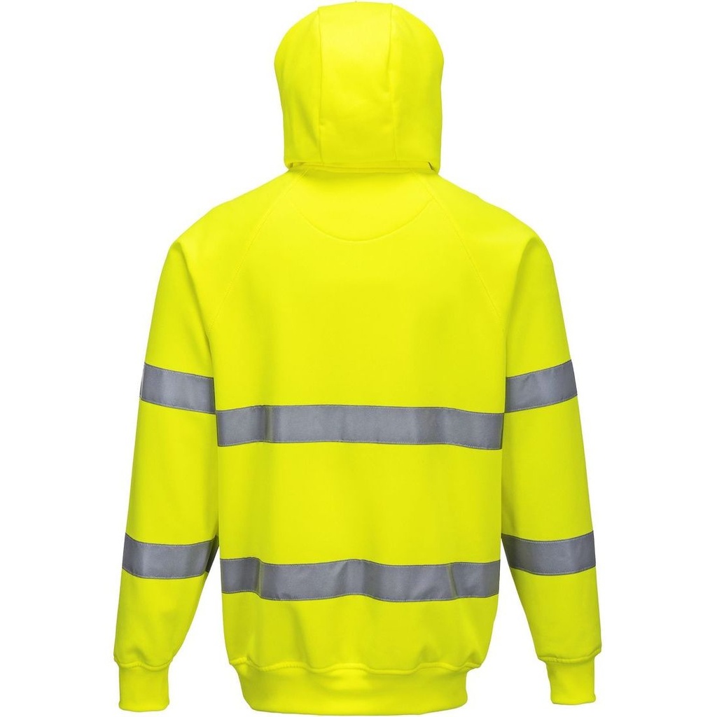B304 Hi-Vis Hooded Sweatshirt