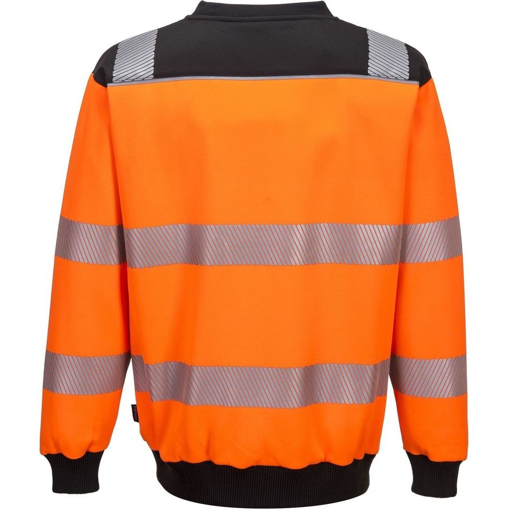 PW379 PW3 Hi-Vis Crew Neck Sweatshirt