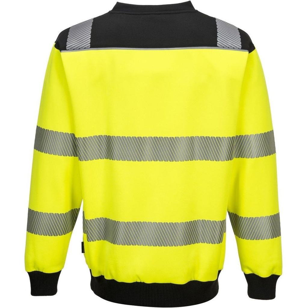 PW379 PW3 Hi-Vis Crew Neck Sweatshirt