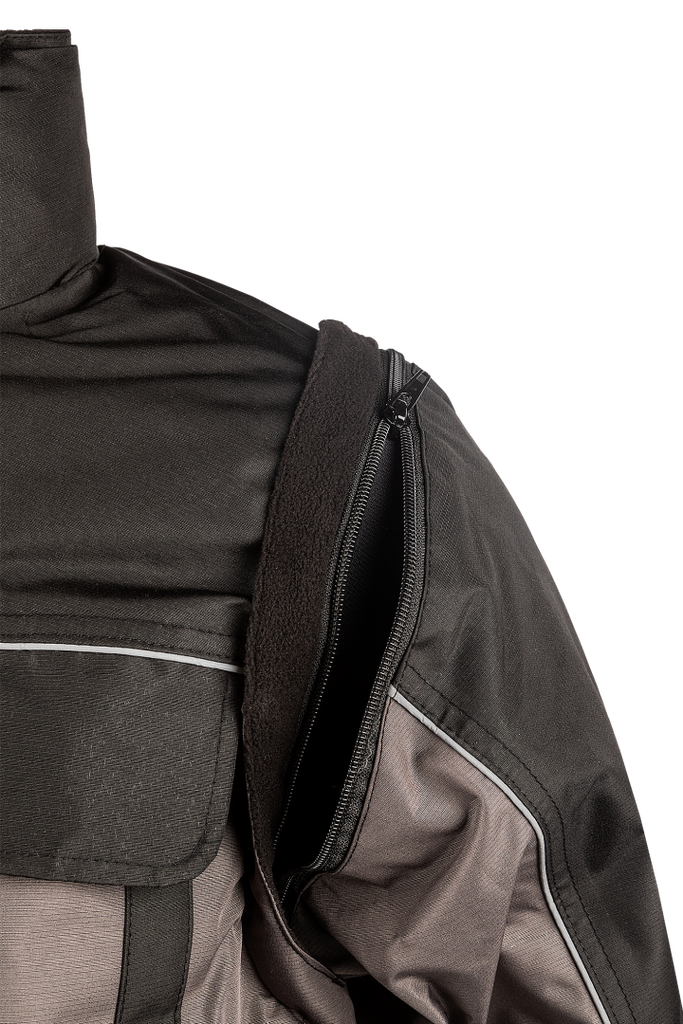 Ceton Winter Bomber Jacket with Detachable Sleeves