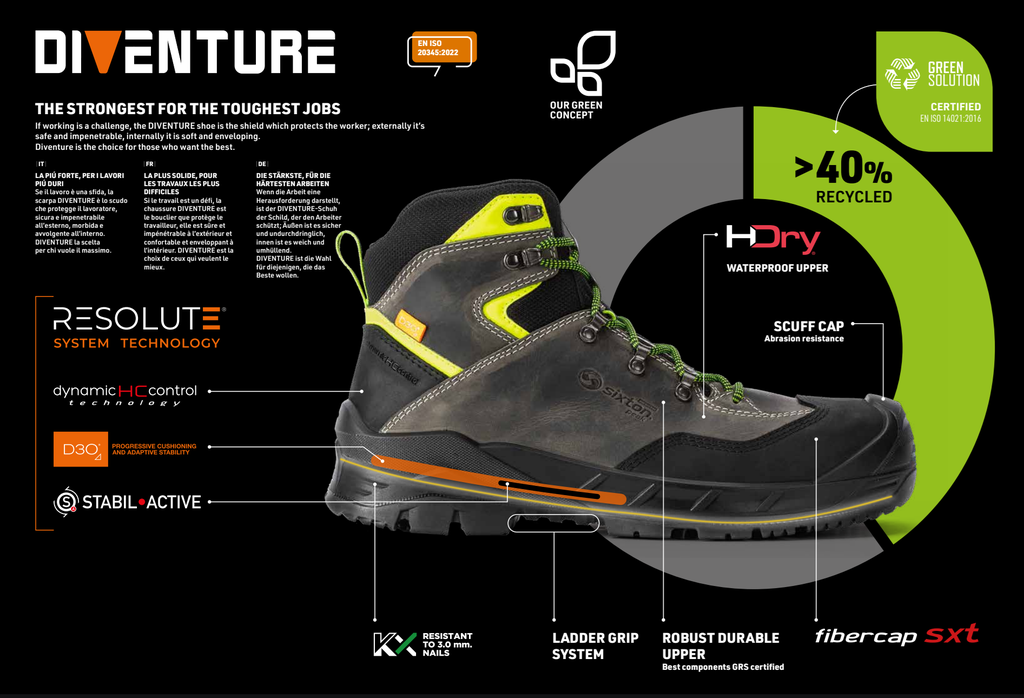 70538-05 GARDENA Boots S3S FO SC LG SR ESD