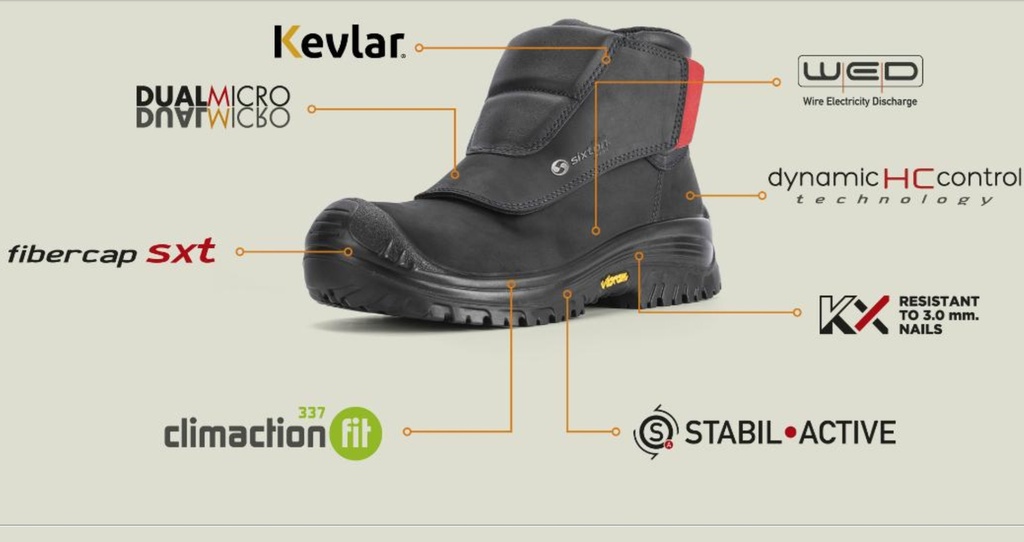 80523-00L WELD 2 Boots S3 WG HRO CI HI SR, Metal Free