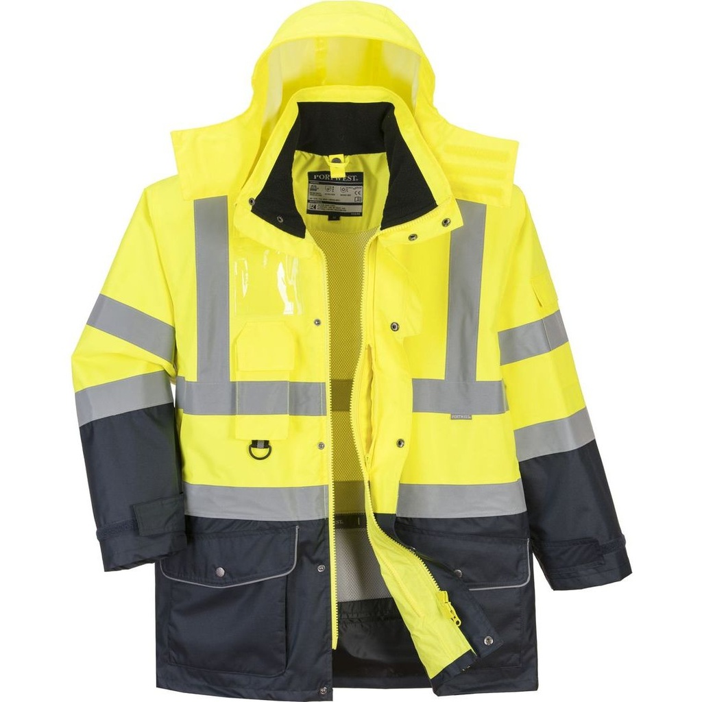 S426 7-in-1 Hi-Vis Contrast Jacket