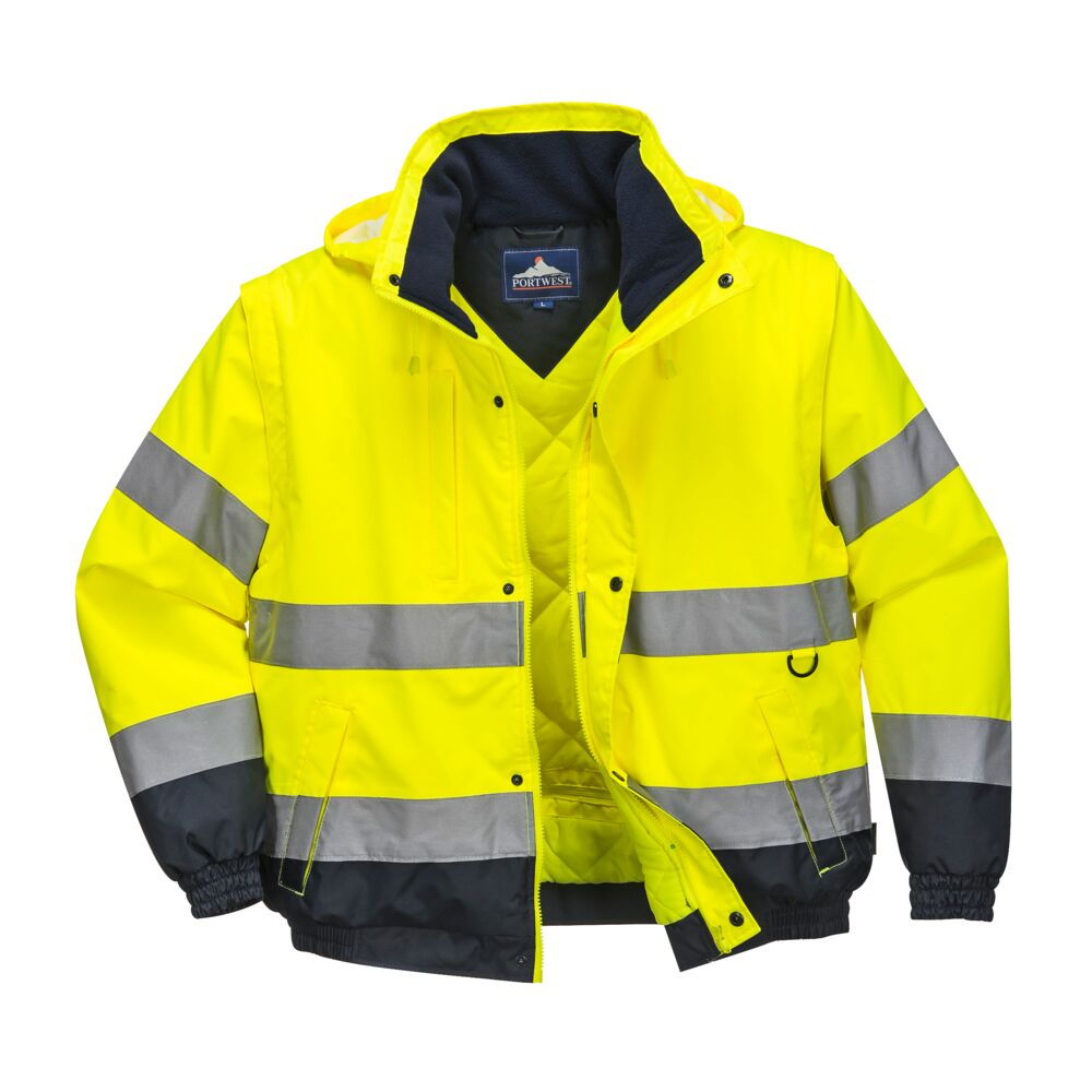 C468 2-in-1 Hi-Vis Bomber Jacket