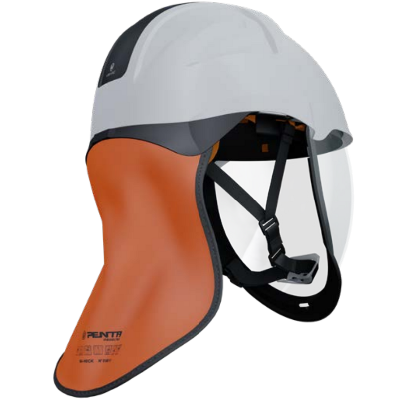 V1 VISARC APC1 helmet for electricians with integrated APC1 arc-flash face shield
