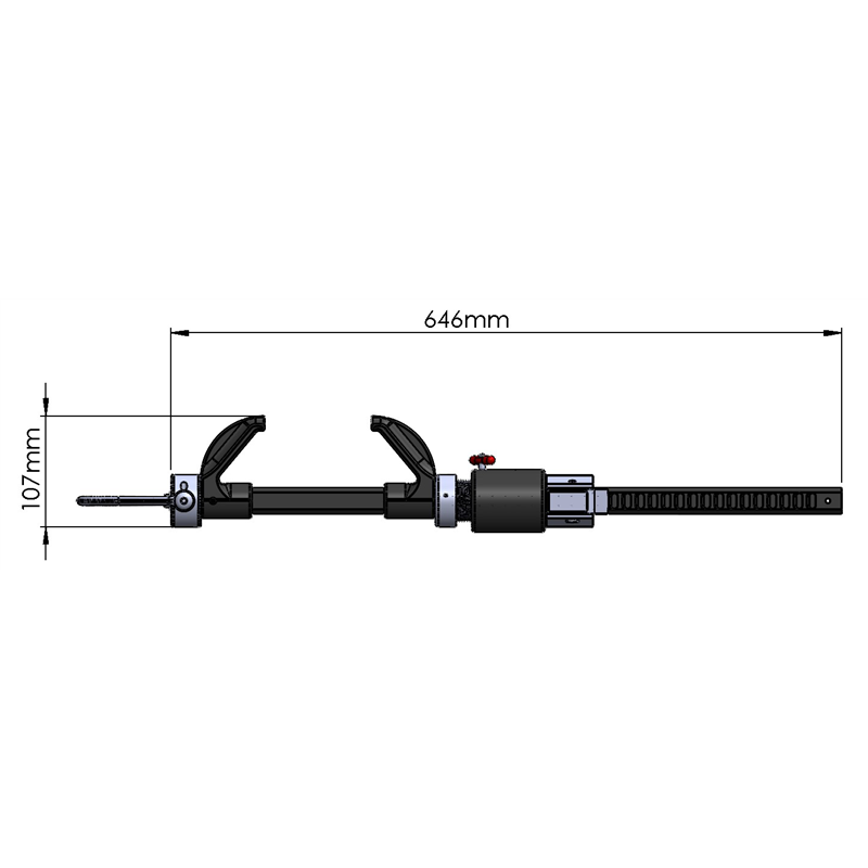 FA6000805 VERTIGRAB - Anchor point for vertical & horizontal metal beam
