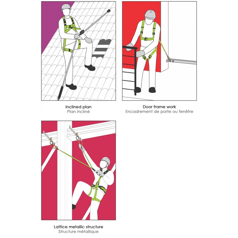 FA 10 104 00 - Body harness 2 attachment points (2)