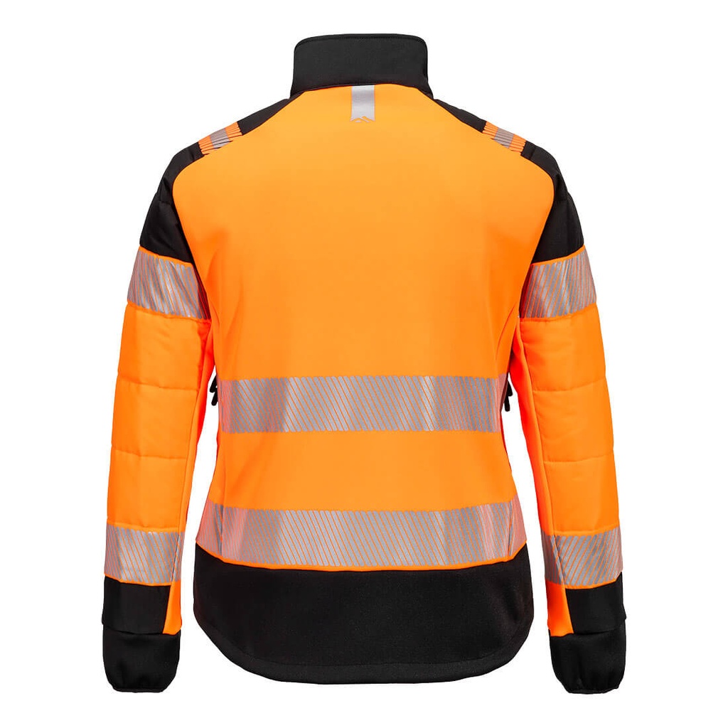 T171 PW3 Hi-Vis Women's Hybrid Baffle Jacket