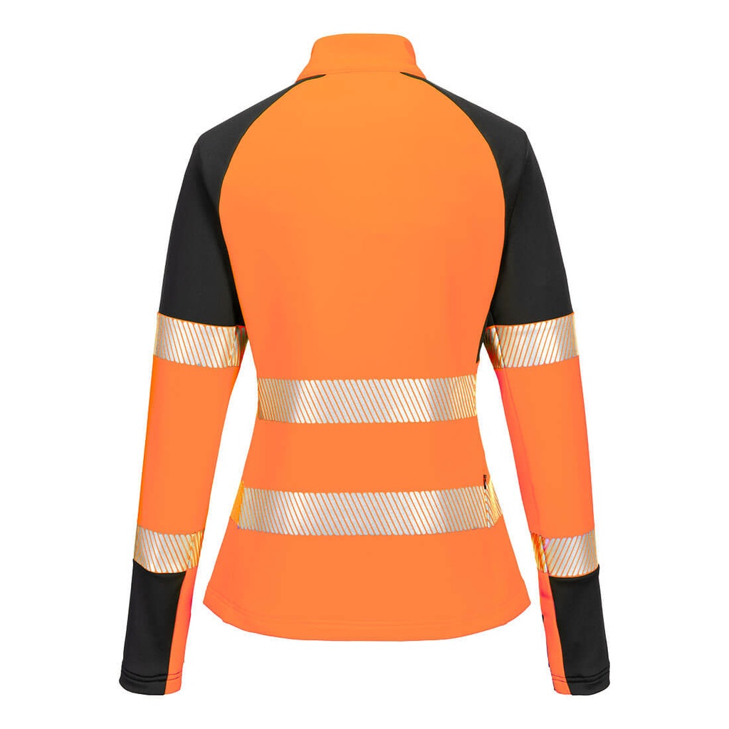 T173 PW3 Hi-Vis Women's 1/4 Zip Sweatshirt