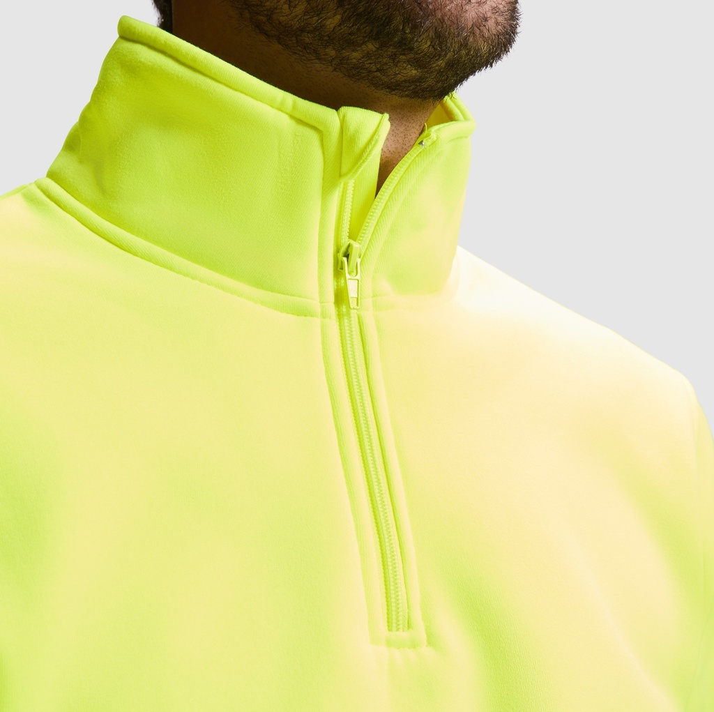 HV9314 SPICA High-visibility sweater with half zip