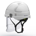 SECRA-1 Electrically insulating helmet with face shield APC 1,  Class E (20 kV AC), Class 0 (1000 V AC/1500 V DC)