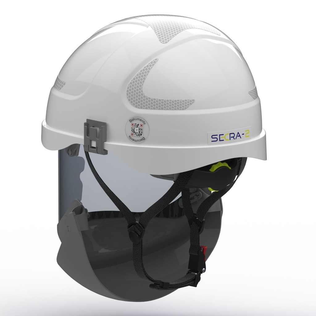 H114 SECRA-2 Helmet integrated face shield APC 2, APTV 36 Cal/cm2,  Class E (20 kV AC), Class 0 (1000V AC/1500V DC)