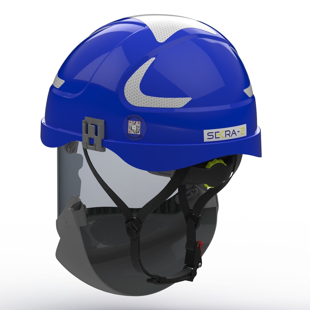 H114 SECRA-2 Helmet integrated face shield APC 2, APTV 36 Cal/cm2,  Class E (20 kV AC), Class 0 (1000V AC/1500V DC)