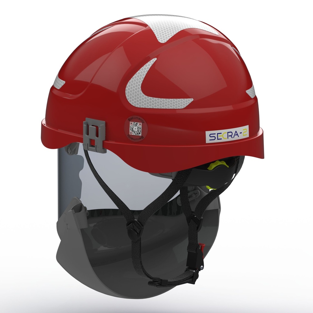H114 SECRA-2 Helmet integrated face shield APC 2, APTV 36 Cal/cm2,  Class E (20 kV AC), Class 0 (1000V AC/1500V DC)