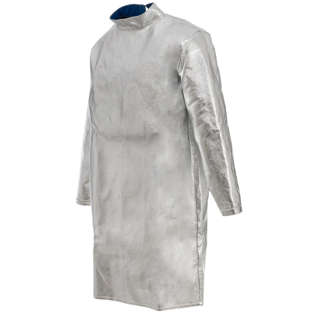 1453-135 HR4 BARA Aluminized Aramid fabric Coat with back Closure, 135cm
