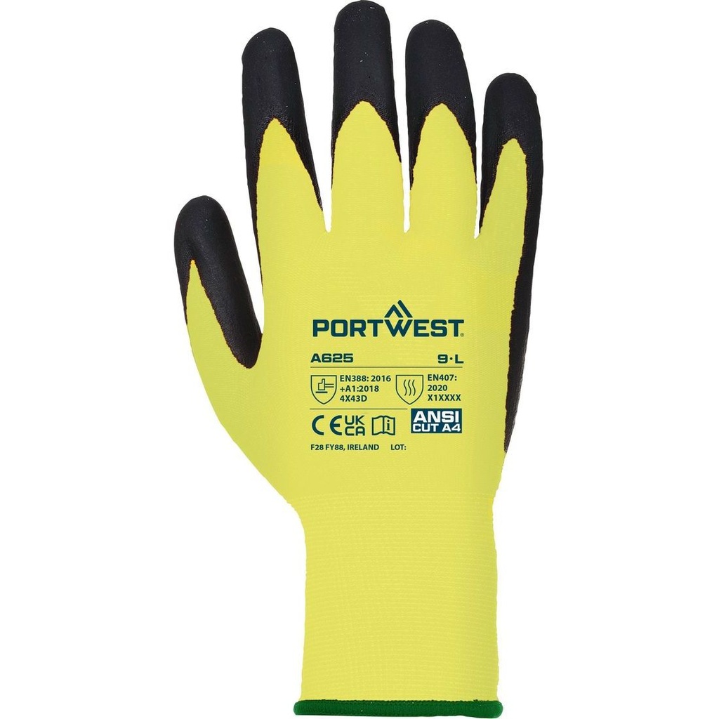 AB625 Cut D13 PU Essential Multipack Cut Resistant (PK12), Cut Level D