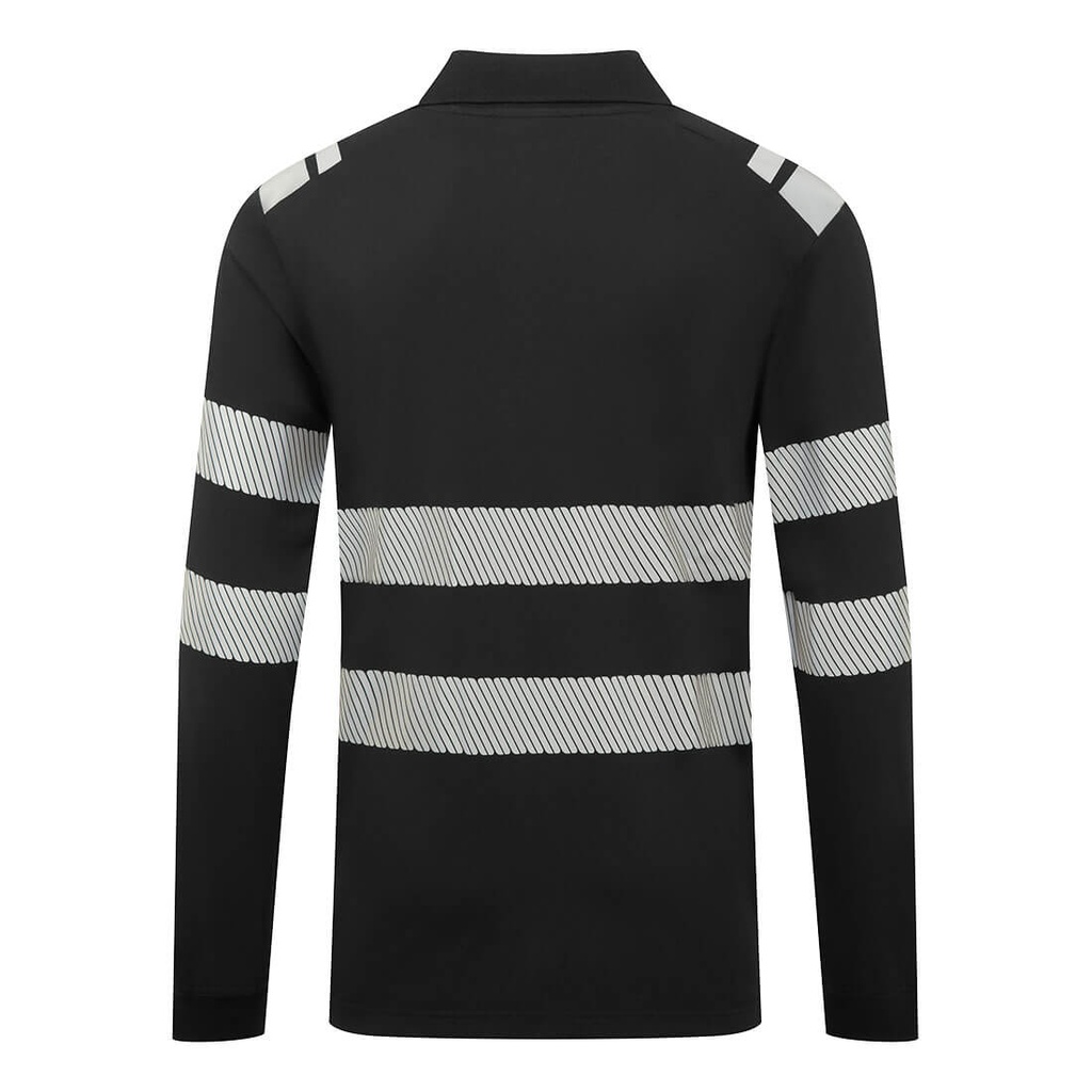FR733 PW3 Modaflame Knit FR Long Sleeve Polo Shirt