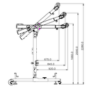 FA 60 105 00 EasySafeWay 1, Mobile H-shaped base davit system