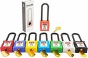 202L 6.3mm/76mm Copper Body & Nylon Shackle LOTO Padlocks