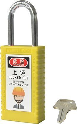 501 6.3/38mm Long ABS Body & Steel Shakle LOTO Padlock