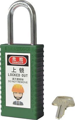 501 6.3/38mm Long ABS Body & Steel Shakle LOTO Padlock