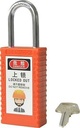 501 6.3/38mm Long ABS Body & Steel Shakle LOTO Padlock