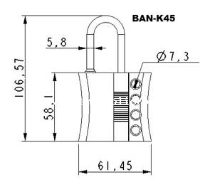 K44 Non-Conductive Nylon Hasps