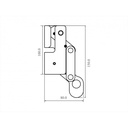 FA 20 200 01 ATEX Rope Grab alone on stainless steel wire rope for KS7000 system