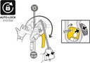 D020AA I’D® S Self-braking descender with anti-panic function