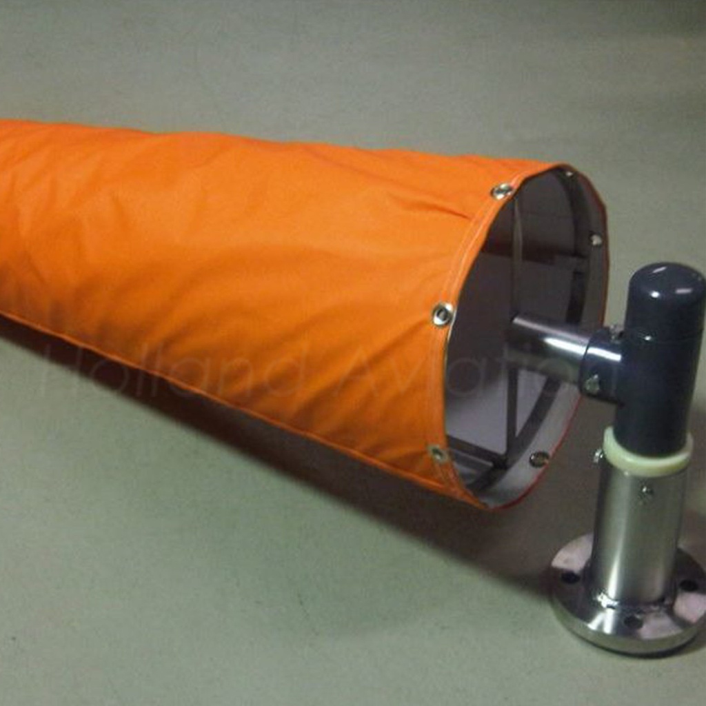 HA-80FL SST Windsock Assembly, Flanged foot, Stainless steel 316 (Short Mass)