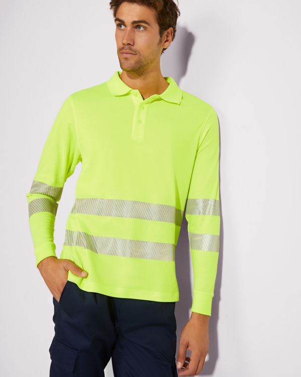 HV9318 ATRIO Hi-Viz Polo Shirt (Segmented Tape)