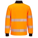 PW326 PW3 Hi-Vis 1/4 Zip Sweatshirt