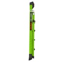 KING KOMBO XT 2.0 KING KOMBO XT, 6' - 170 kg Rated, Fiberglass 3-in-1 Extendable All-Access Combination Ladder with GRIP-N-GO Single-Hand Release Hinge, Rotating Wall Pad, V-bar, GROUND CUE, and Heavy-Duty Feet