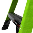 KING KOMBO XT 2.0 KING KOMBO XT, 6' - 170 kg Rated, Fiberglass 3-in-1 Extendable All-Access Combination Ladder with GRIP-N-GO Single-Hand Release Hinge, Rotating Wall Pad, V-bar, GROUND CUE, and Heavy-Duty Feet
