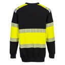 FR716 PW3 FR Hi-Vis Class 1 Sweatshirt, Inherent FR