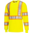 CA111 X Back Contrast Tape Long Sleeve T-shirt
