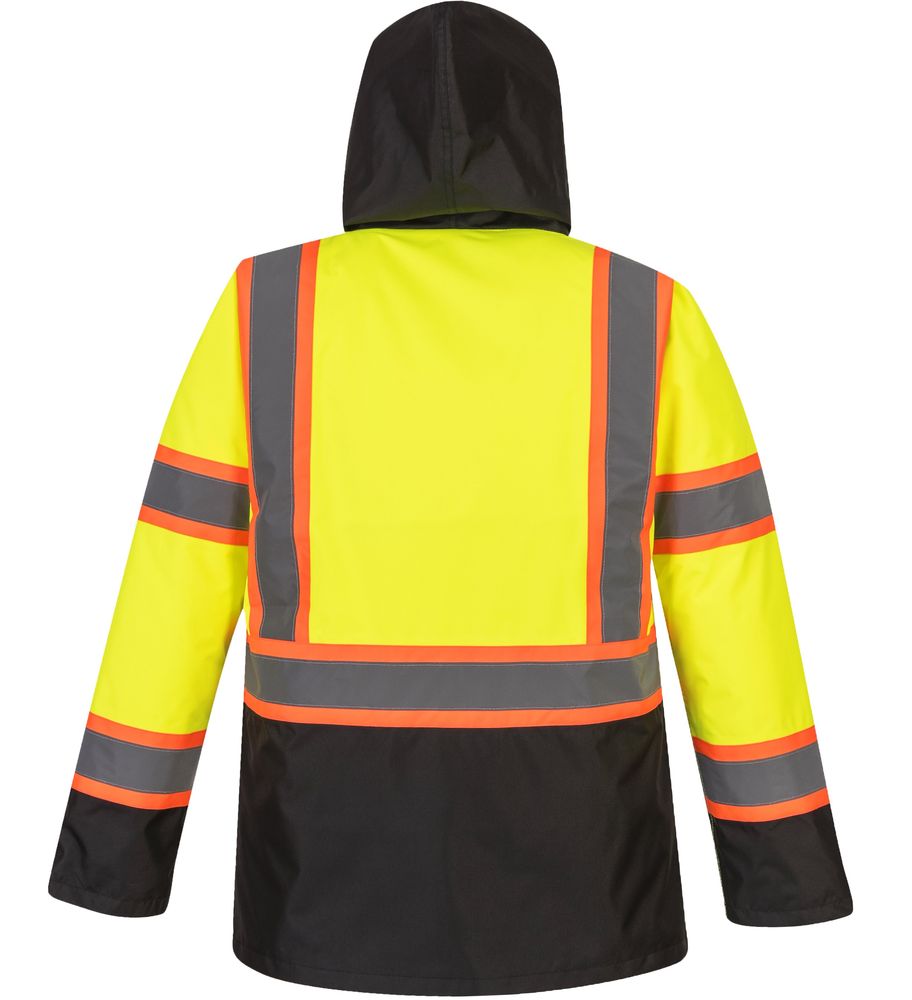 US369 Hi-Vis Contrast Tape Traffic Jacket
