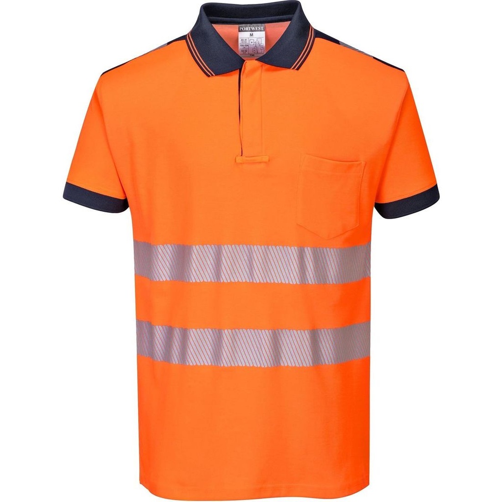 T180 Bluzë Polo Hi-Vis Cotton Comfort PW3