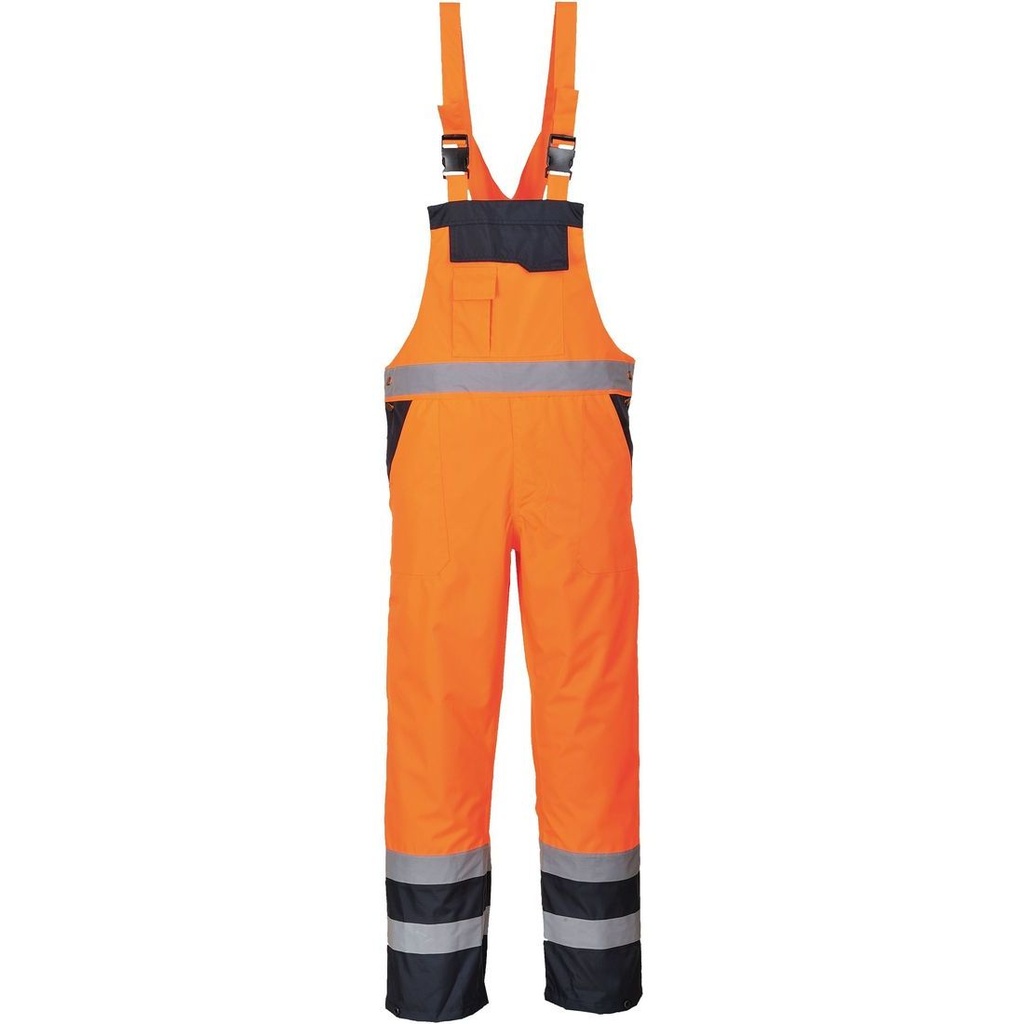S489 Kominoshe Me Rripa Dimeri Hi-Vis Dyngjyrëshe, me Shtresa