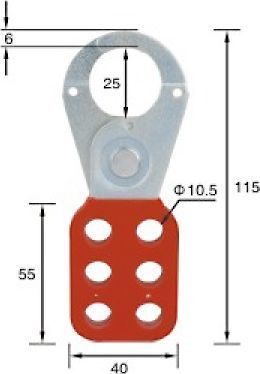 K0 Steel Hasp Клешта за ЛОТО Заклучување