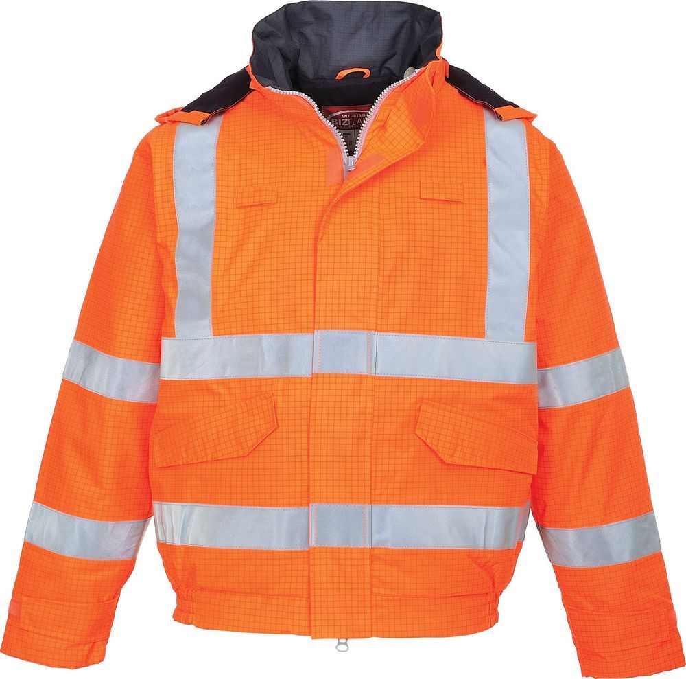 S773 Xhup HiVis Flake Duruese Antistatike Bizflame Rain