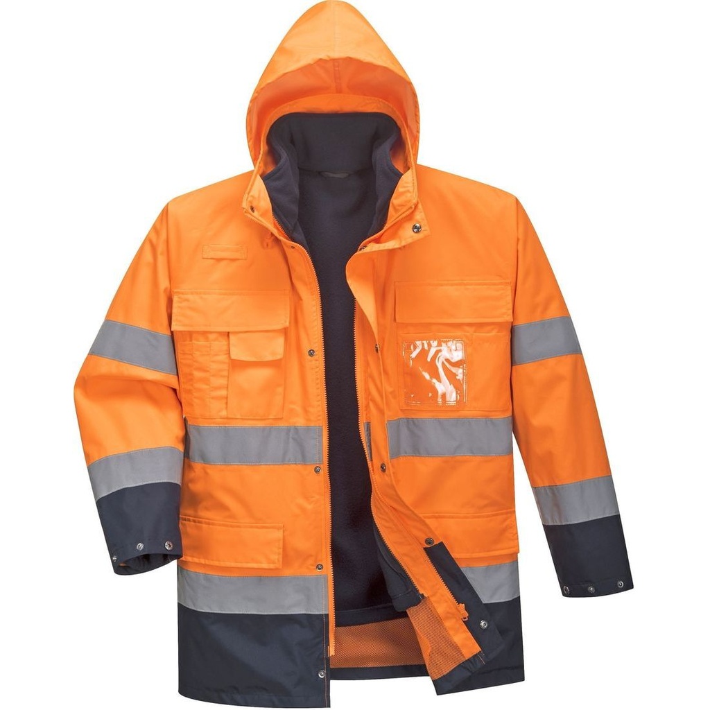 S162 Xhaketë Shiu Hi-Vis 3-në-1, Dyngjyrshe