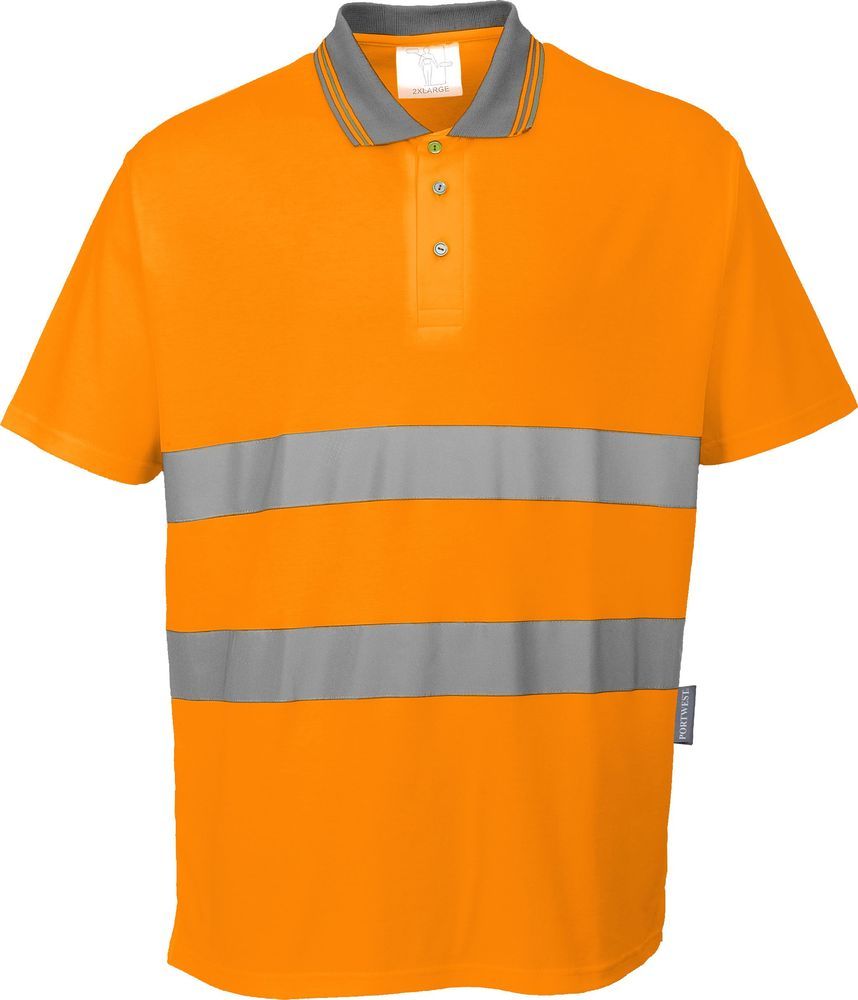 S171 Bluzë Polo Hi-Vis Cotton Comfort, M/Sh