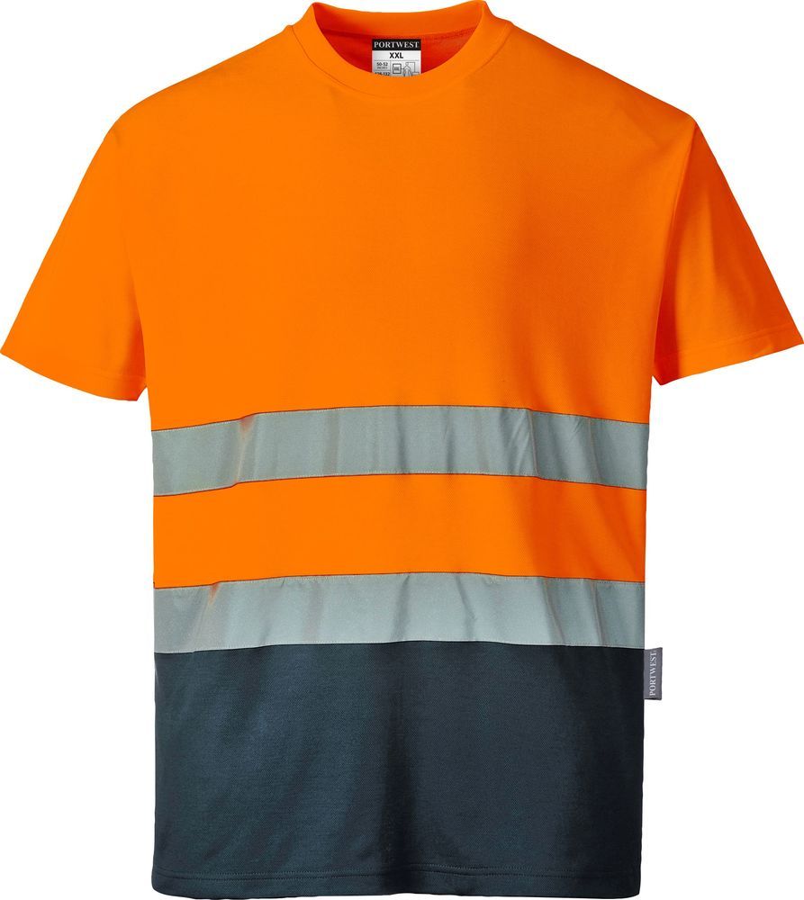 S173 T-shirt Pambuku Comfort Me Dy Ngjyra