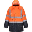 S426 7-in-1 Breathable Winter Hi-Vis Contrast Jacket
