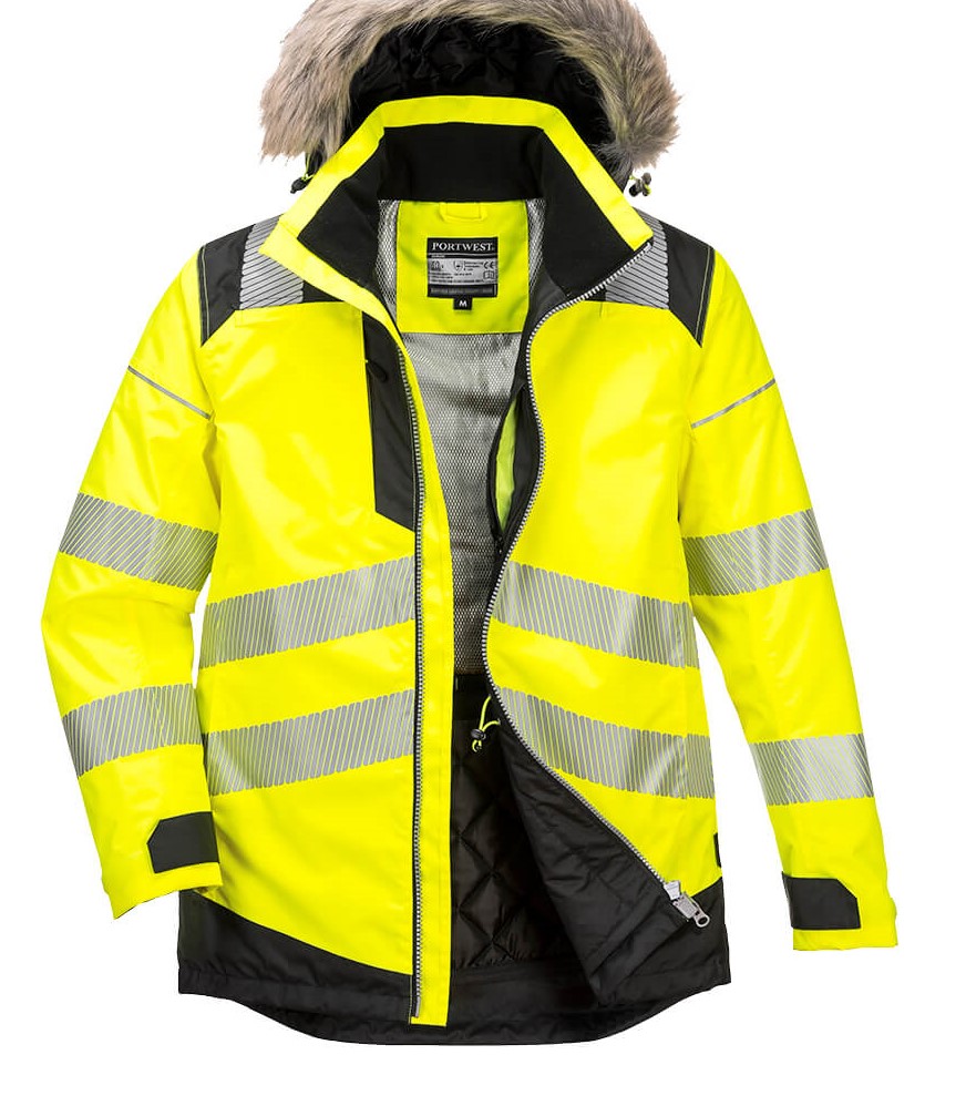 PW369 Xhaketë Parka Dimeri Hi-Vis PW3
